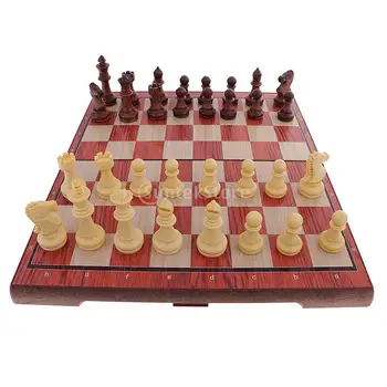 Magnetiniai Veidrodėliai Tarptautinės Šaškės Šachmatai Mediniai Šachmatų Lenta Šalies Pramogų Žaidimą Vaikams Žaislas Dovana