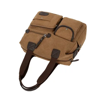 Naujas nešiojamas drobė maišelis ponios paprasta pečių maišą unisex multi-layer laisvalaikio krepšys kelionės lauko retro rankinės bolsos mujerNB183