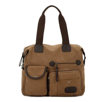 Naujas nešiojamas drobė maišelis ponios paprasta pečių maišą unisex multi-layer laisvalaikio krepšys kelionės lauko retro rankinės bolsos mujerNB183