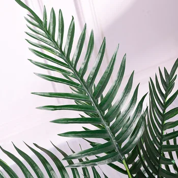 130cm Atogrąžų Palmių Dideli Dirbtiniai Augalai Vazoninių Netikrą Monstera Plastiko Palmių Lapų, Nekilnojamojo Touch Kokoso Medžio Namų Dekoro
