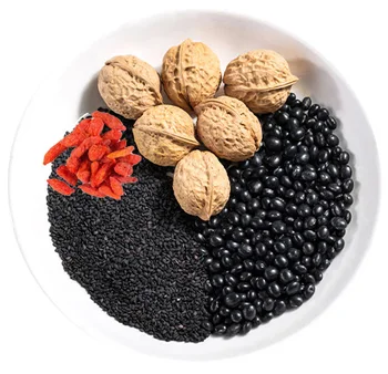 Grynos Natūralios Augalinės graikinių riešutų & ožerškiai & black sojos pupelių milteliai, sumaišyti,Veido Plėvelės Medžiagos,Antioksidantas 100g