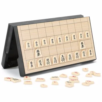 Sulankstomas Magnetiniai Veidrodėliai Šogi Nustatyti Pakuotėje Nešiojamų Japonijos Šachmatų Žaidimas Sho-gi loginio mąstymo Pratimai 25*25*2 cm
