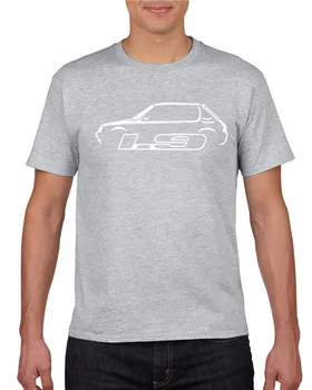 Nemokamas pristatymas Informaciją apie PEUGEOT 205 GTI 1.9 ĮKVĖPĖ KLASIKINIS AUTOMOBILIS T-SHIRT 2019 medvilnės atspausdintas T-shirt