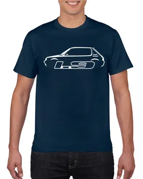 Nemokamas pristatymas Informaciją apie PEUGEOT 205 GTI 1.9 ĮKVĖPĖ KLASIKINIS AUTOMOBILIS T-SHIRT 2019 medvilnės atspausdintas T-shirt