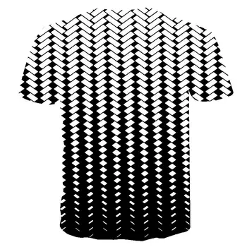2020 NAUJA Geometrija 3D marškinėliai Vyrams marškinėlius Vasaros Marškinėliai Atsitiktinis Viršūnes Trumpas Rankovės Tees Vyrų T-Shirt Streetwear punk stiliaus DropShip