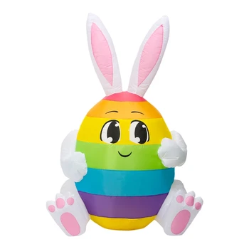 1,5 m Pripučiami Easter Bunny Lėlės LED Nakties Šviesos Paveikslas Kieme Lauko Sodo Žaislas