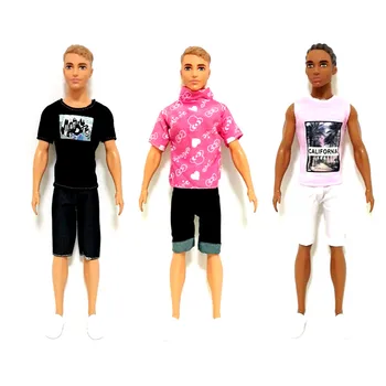 Gražus Komplektus Rinkinys Barbie BJD Doll Ken Berniukas Draugas Drabužių Priedai Žaisti Namas, Padažu, Vaikams, Žaislai