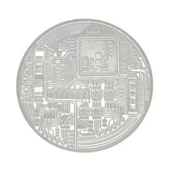 1Pcs Auksą, Padengtą Fizinio Bitcoins Monetos BTC Su Byla Dovana Metalo Antikos Imitacija BTC Monetos Meno Kolekcija