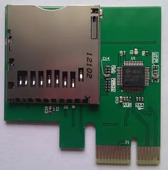 NAUJAS 1PC PCIE Super Greitis Skaitytuvas Palaiko SD/SDHC/SDXC Greitis 104MB/S SD/TF Velocimeter