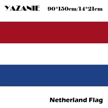 YAZANIE 90x150cm Didelis Nyderlandai Užsakymą Vėliavos Poliesteris olandijos Nacionalinės Reklama Veikla Festivalis Lauko, Patalpų, Namų Dekoro