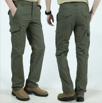 Aomanda Tactical Kelnes Vyrams Vasaros Atsitiktinis Kariuomenės Karinių Style Mens Krovinių Kelnės Vandeniui Quick Dry Kelnės Vyrų Apačioje