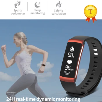 0.96 colių Smart Apyrankės Apyrankės miega širdies ritmo monitorius Fitness Tracker 