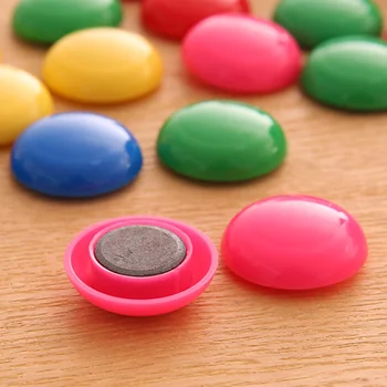 10vnt 3cm spalvinga mygtuką modelio šaldytuvas magnetai, Šaldytuvas Magnetai, magnetinio pranešimą lipdukai karoliukų, popieriaus pastaba namų dekoro