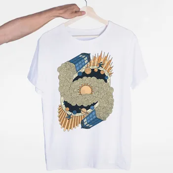 O-Kaklo trumpomis Rankovėmis, Vasaros Atsitiktinis Mados Unisex Vyrų ir Moterų Marškinėlius Vyrų Atgal Į Ateitį Klasikinis Filmas Mokslas T-shirt