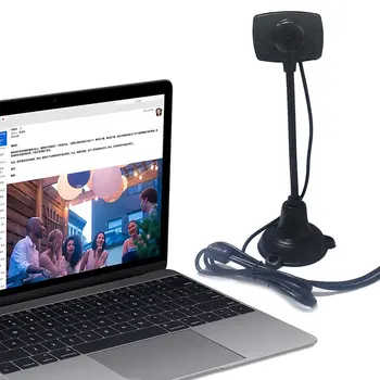 Ratai-Laisvai USB Kamera, Web Kamera, PC Kamera Plataus Kampo USB Kamera Su Mikrofonu, Šviesos, Web-Cam PC Kompiuteris