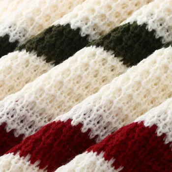 Moterų 2020 m. mados megztiniai Megzti Megztinis Dryžuotas ilgomis Rankovėmis viršūnes Laisvas Megztinis Marškinėliai Topai žiemos свитера 2020 Drabužiai