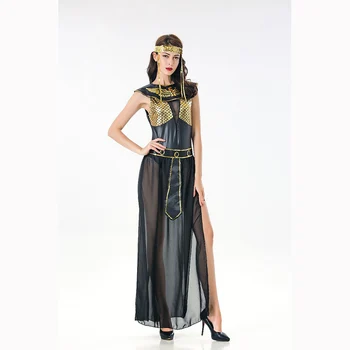 Nemokamas Pristatymas Suaugusiems Seksualus Moterų Kostiumai Egipto Karalienė, Faraono Moterų Helovinas Šalis Išgalvotas Nėrinių Suknelė Karnavalas Kostiumas