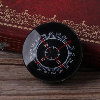 Nešiojamų Mini Kompasas Alyvavimas Išgyvenimo Mygtuką, Kompasas, Pėsčiųjų, Kempingas Praktinių Guider Lauko Kempingas Išgyvenimo Kompasas