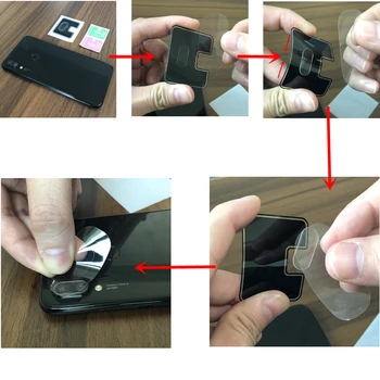2VNT Galinio vaizdo Kameros Objektyvo apsaugos Xiaomi Redmi 7A Apsauginės Plėvelės Stiklo Fotoaparato Objektyvo Galinis Ekrano apsaugos Xiaomi Redmi 7A