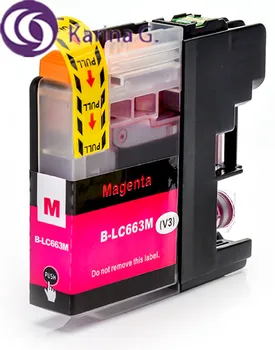 Suderinama Brolis LC663 spausdintuvo rašalo kasetės Kostiumas Brolis MFC-J2320 MFC-J2720 spausdintuvą