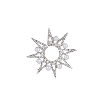 Luokey Geometrinis Perdėti Sun Flower Stud Auskarai Moterims, Prabangus Perlų Kristalų Vestuvių Papuošalai Bohemijos Pendientes Brincos