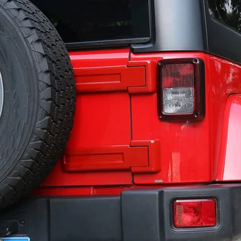 Raudona Bagažinės dangtis, Apkabos, Vyrių Apdaila atsarginis Ratas Apima 2007-2018 Jeep Wrangler JK & Neribotas