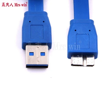 Naujausias Mini USB 3.0 Hub 4 Uostų 5Gbps Didelės Spartos Hub usb USB Šakotuvą Su įjungimo/Išjungimo Jungiklis USB Adapteris, Splitter Cable KOMPIUTERIUI Laptopo