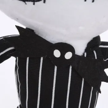 40cm Košmaras Prieš Kalėdas Jack Skellington Sally Juoda Skeletas Kaukolės Pliušinis Žaislas įdaryti lėlės Helovinas Dovana