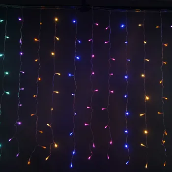 3M x 3M 300 LED Lauko Namuose Kalėdų Dekoratyvinis kalėdos String Pasakų Užuolaidų Juostelės Girliandos Šalies Žibintai, Vestuvių