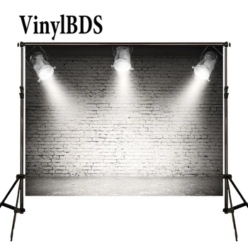 VinylBDS Naujagimiui Backdrops Mėlyna Kieta Plytų Sienos, Vestuvių Fotografija Backdrops Šviesos Kritimo Fone Fotostudija