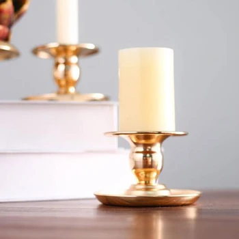 Aukso Kaustytomis Geležies Žvakidė Europos Romantiška Žvakių Stovėti Namuose Festivalis Vestuvių Centerpieces Dekoro Kalėdų Žvakių Laikiklis