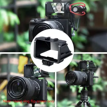 UURig R031 Kamera Vlog Selfie Apversti Ekrano Laikiklis prie Veidrodžio Periskopas Sprendimas A6300 A6000 Sony A73 A7 A6500 A72 C G2V3