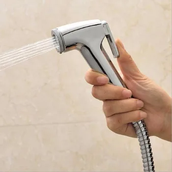 Vonios kambarys Asmens Higienos Bidė Dušo Nešiojamą Bidė Purkštuvas Premium Hand-held Medžiaga Vystyklų Purkštuvas Rinkinio J99Store