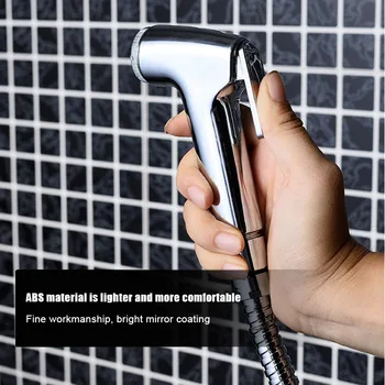 Vonios kambarys Asmens Higienos Bidė Dušo Nešiojamą Bidė Purkštuvas Premium Hand-held Medžiaga Vystyklų Purkštuvas Rinkinio J99Store