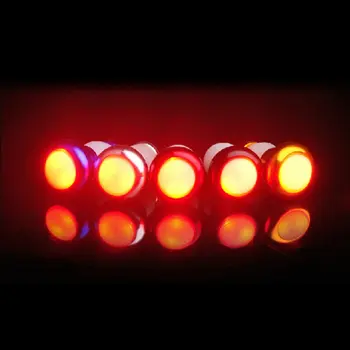 2VNT/KOMPLEKTAS Baterija Dviračio Rankenos Šviesos Dviratį Signalo Lemputė Dviračių LED Juosta Pabaigos Žvakių Indikatorius Saugos Žibintai
