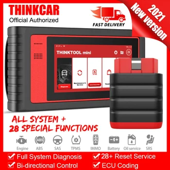 2021 Thinkcar Thinktool mini Profesinę OBD2 Skaneris Auto Diagnostikos Įrankis Visą Sistemą, Automobilis, Automobilių Skaitytuvas Multi-language