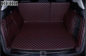 Aukštos kokybės! Pilnas komplektas automobilio bagažo skyriaus kilimėliai Audi Q5 2017-2009 vandeniui linijinių krovinių kilimėlis įkrovos kilimai Q5 2012,Nemokamas pristatymas