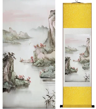 Peizažas Namų Biuro Apdailos Kinijos pažymėkite tapybos kalnų ir Upių paintingPrinted painting042210