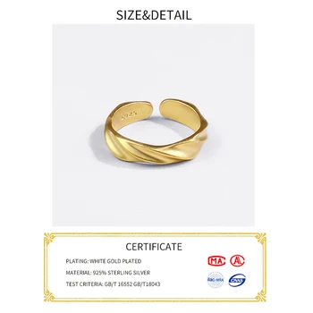 925 Sterlingas Sidabro Žiedai Moterims Modelio Senovinių Vestuvių Madinga Papuošalai Didelio Aukščio Antikvariniai Žiedai Anillos