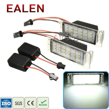 EALEN 1Pair Automobilio LED Licenciją Plokštelės Apšvietimas Chevrolet Cruze Camaro balta 12V SMD LED Lempa, priedai, Lemputės rinkinys Nr. klaidos