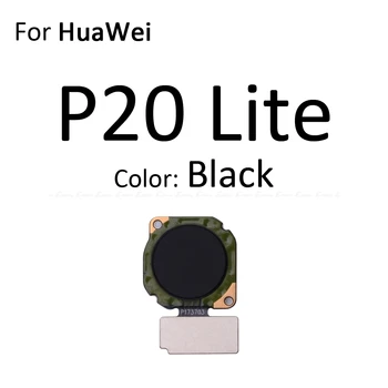 Pirštų atspaudų Jutiklis Home Mygtuką, HuaWei 30 20 Pro P10 Lite Touch ID Pripažinimo Mygtuką Meniu Jungtis, Flex Kabelis Juostelės