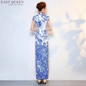 Kinų tradicinė suknelė rytų stiliaus dragon cheongsam qipao ao dai šiuolaikinės vietnamas suknelės, drabužiai AA4064