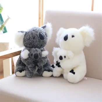 Naujas 13-17cm Mielas Australijos Koala Pliušiniai Žaislai kawaii Mini Gyvūnų Koala Lėlės Super Mielas Įdaryti Žaislas Vaikams, Kūdikio Gimtadienio Dovanos