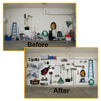 Garažo Saugojimo Kabliukai Organizatorius Sieninis laikiklis Įrankių Laikiklis, skirtas Organizuoti Elektros Įrankiai, Kopėčios, 4 Paketas