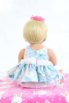 Populiarus 55cm Full Body Silikono Reborn Baby Lėlės, Žaislai, Naujagimių Mergina Baby Doll Kalėdų Dovana Gimtadienio Dovana Maudytis, Žaislų Mergaitėms Brinq