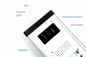 SmartYIBA Laidinis 4.3 Colių Spalvotas Vaizdo Video Domofonas Garsiakalbio Sistema su 12 kontrolinių Butų Durų Bell Duris Telefono