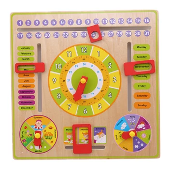 Vaikams, Mediniai Žaislai, Animacinių Filmų Kalendorius Ir Laikrodis Medienos Numeriai Matematikos Ikimokyklinio Ikimokyklinio Ugdymo Vaikams Brinquedos Juguetes