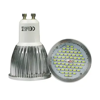 10 x GU10 6W 60 SMD3528 LED Spot elektros Lemputės Šilta Balta/Diena Balta