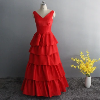 Naujas Atvykimo V Kaklo-Line vakaro suknelės ilgio Raudona kada nors gana abendkleider 2021 Chalatas de soiree Oficialų suknelė suknelės, Šaliai