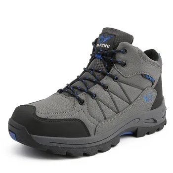 Žiemos lauko vaikščiojimo batai, Unisex aukšto viršų Alpinizmo roko laipiojimo bateliai neslidžiais vandeniui atsparus dilimui Trekas batai